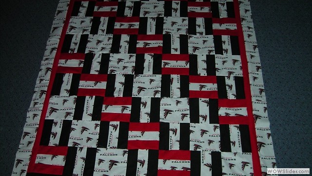 Atlanta Falcon baby quilt