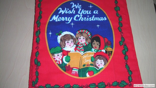 Book We wish you Merry Christmas front cover