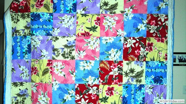 Hawaiian Quilt Banner
