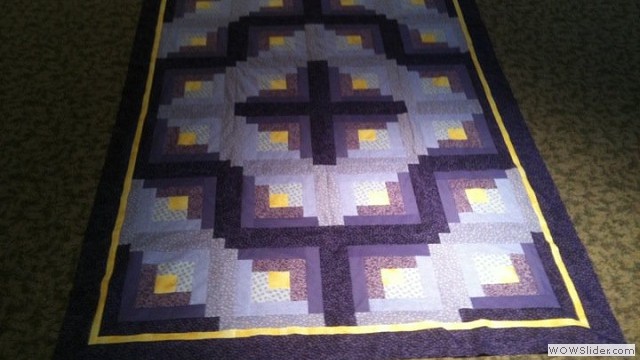 Purple passion Log cabin