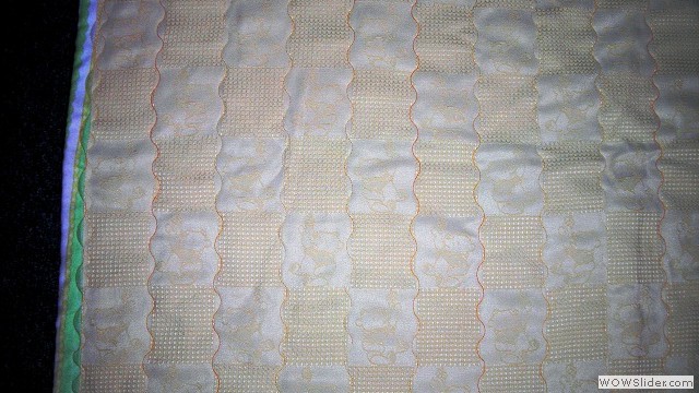 Winnie the Pooh and friends yellow blanket close up view